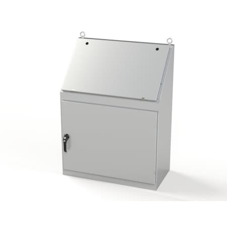 Saginaw Control & Engineering 3 Point Latch with Padlock/Keylock Handle Electrical Enclosures, 48 in H, 18 in D, 36 in W SCE-936B